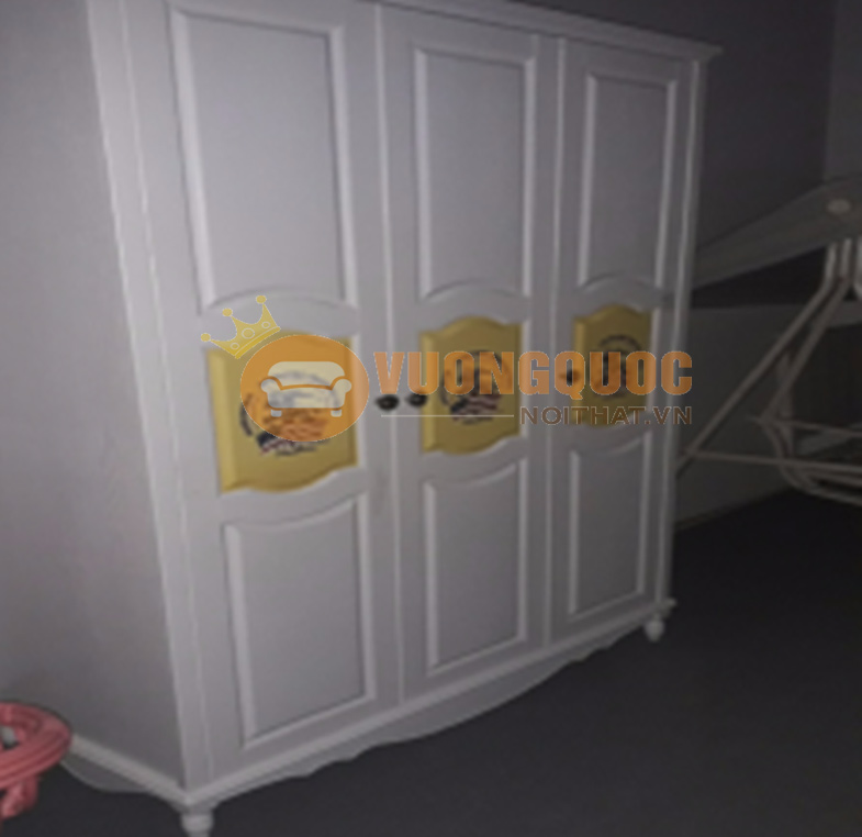 Tủ quần áo cho bé bằng gỗ cao cấp JYM605BS-1